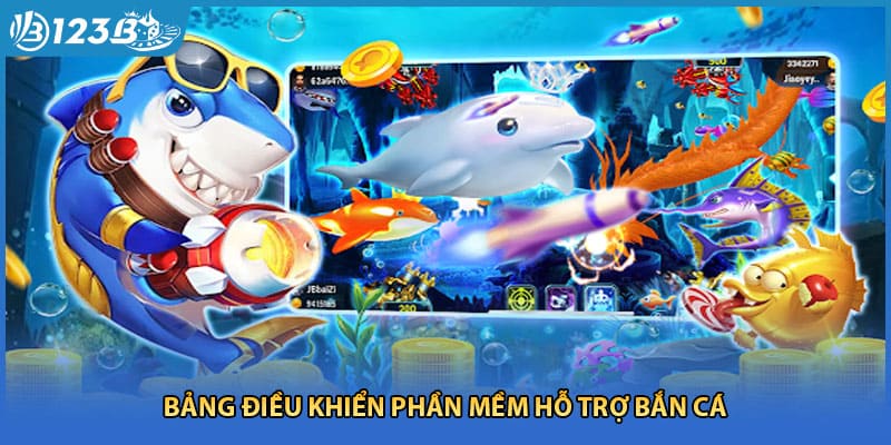 Bảng điều khiển phần mềm hỗ trợ bắn cá