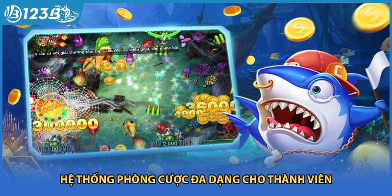 Hệ thống phòng cược đa dạng cho thành viên