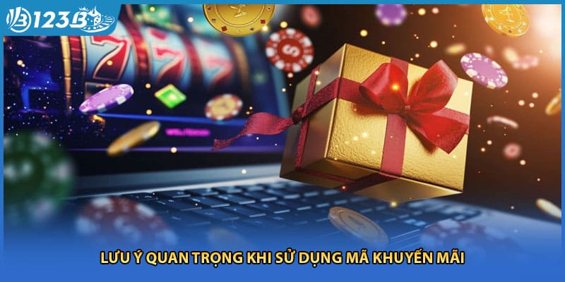 Lưu ý quan trọng khi sử dụng mã khuyến mãi