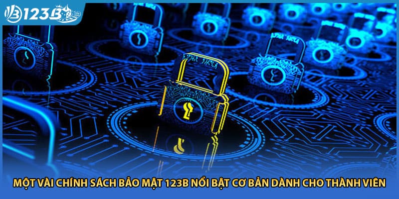 Một vài chính sách bảo mật 123B nổi bật cơ bản dành cho thành viên