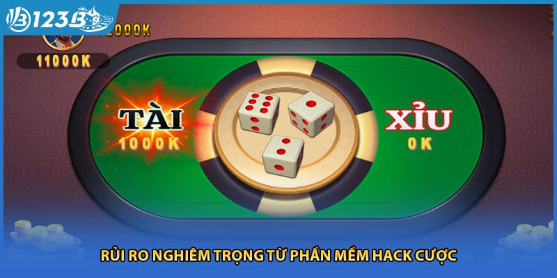 Rủi ro nghiêm trọng từ phần mềm hack cược