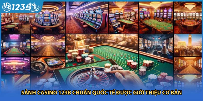 Sảnh casino 123B chuẩn quốc tế được giới thiệu cơ bản